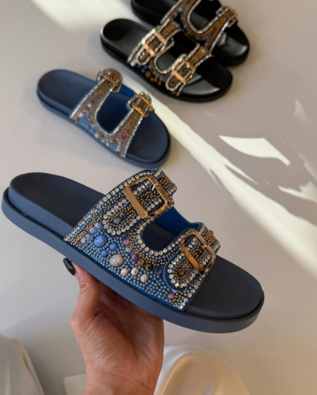 Women's Summer Rhinestone Slippers