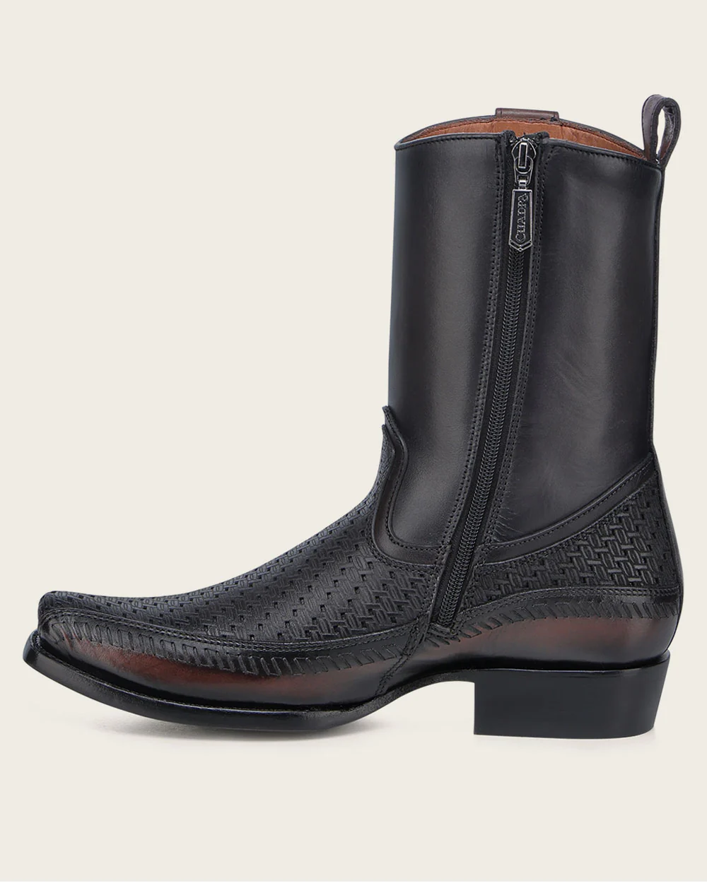 DECORATED OXFORD BOVINE BOOT