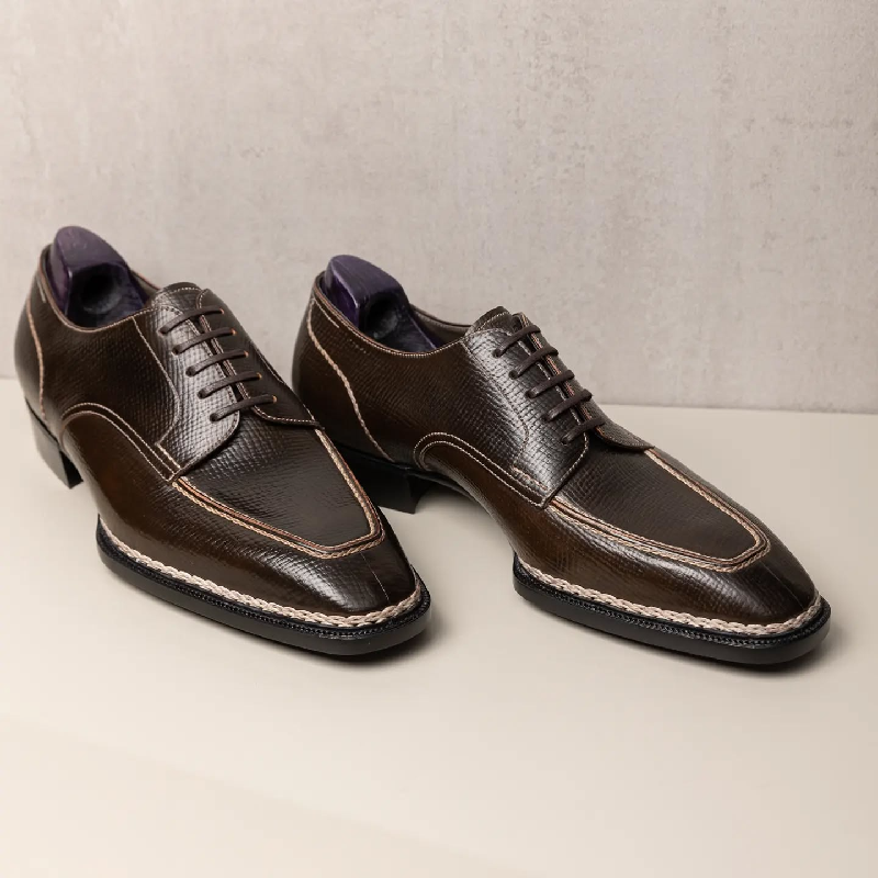 Italian Handmade Calf Leather Stitched Derby