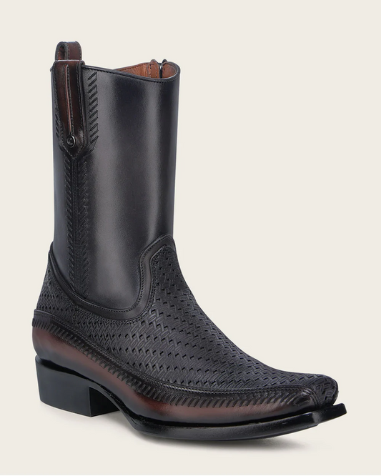 DECORATED OXFORD BOVINE BOOT