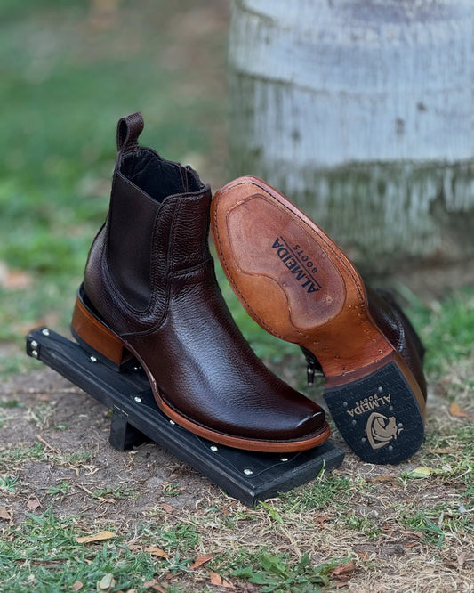 New Original Deerskin Cowboy Boots