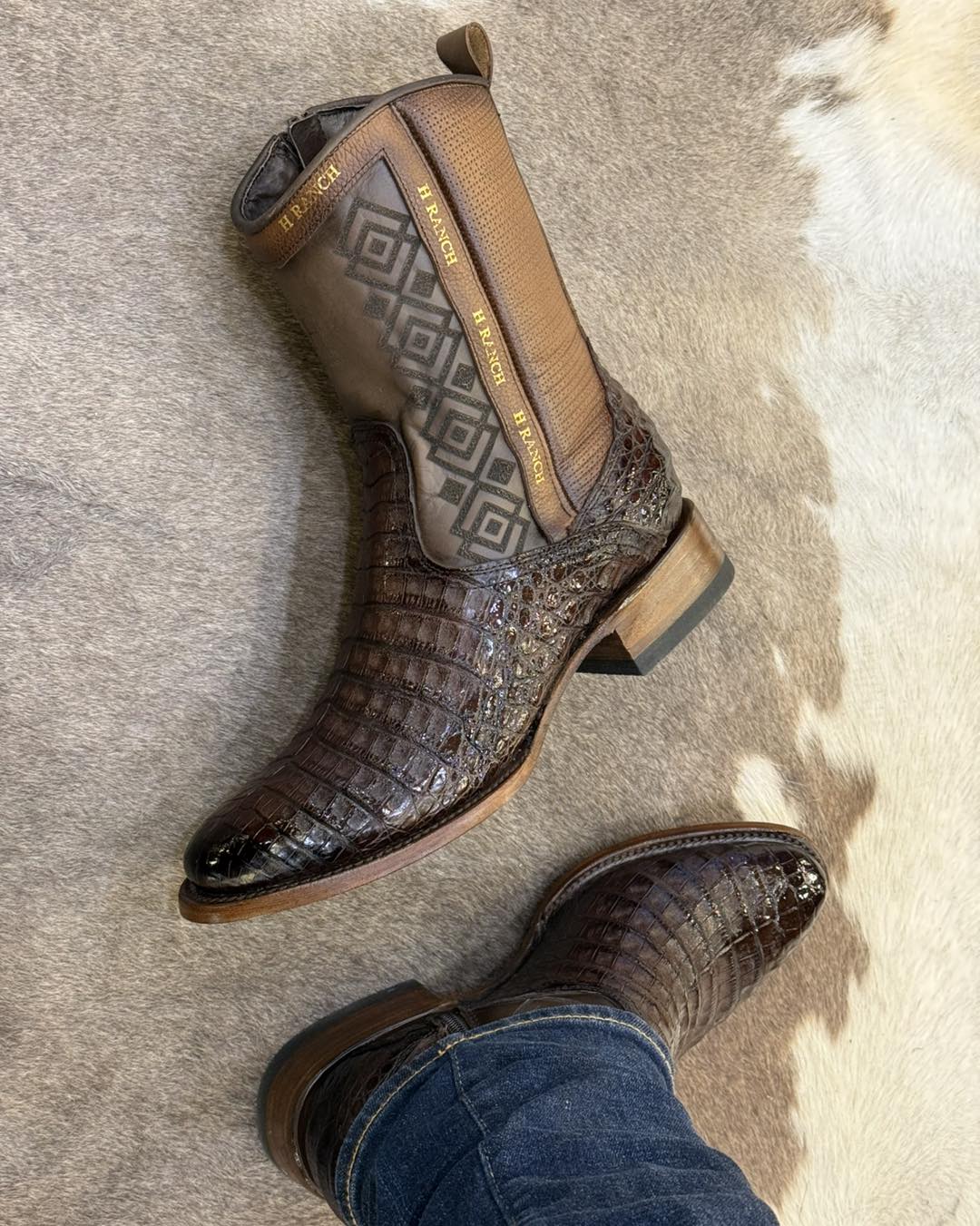 Handmade Crocodile Vintage Boots(Buy 2 Free Shipping✔️)