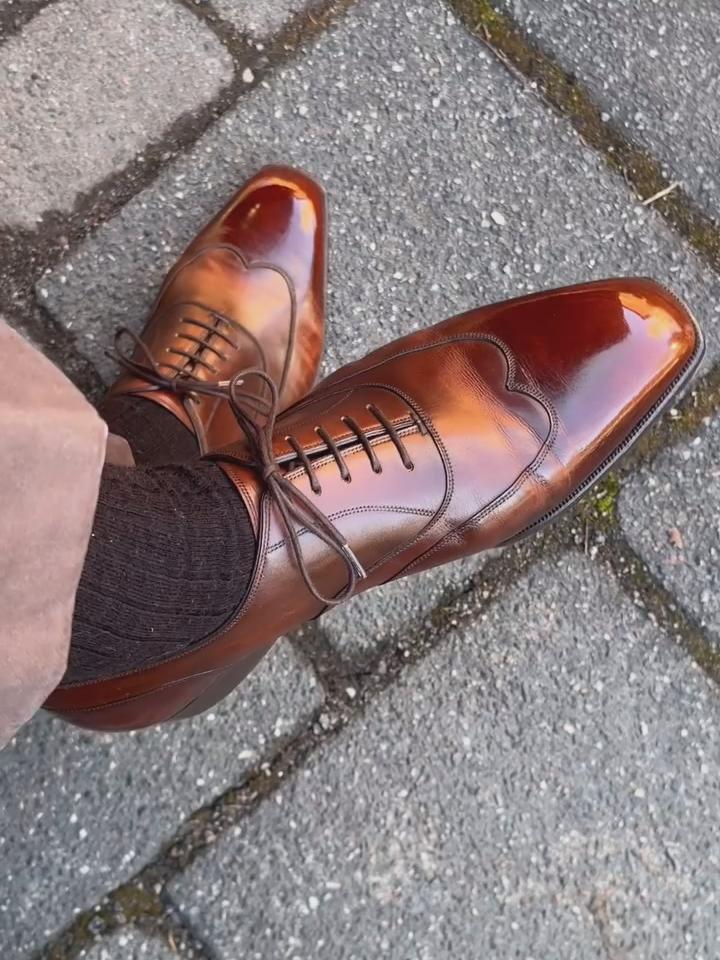 Handmade Brown Formal Oxford Shoes