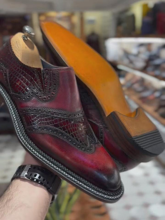 Handmade Python Leather Shoes