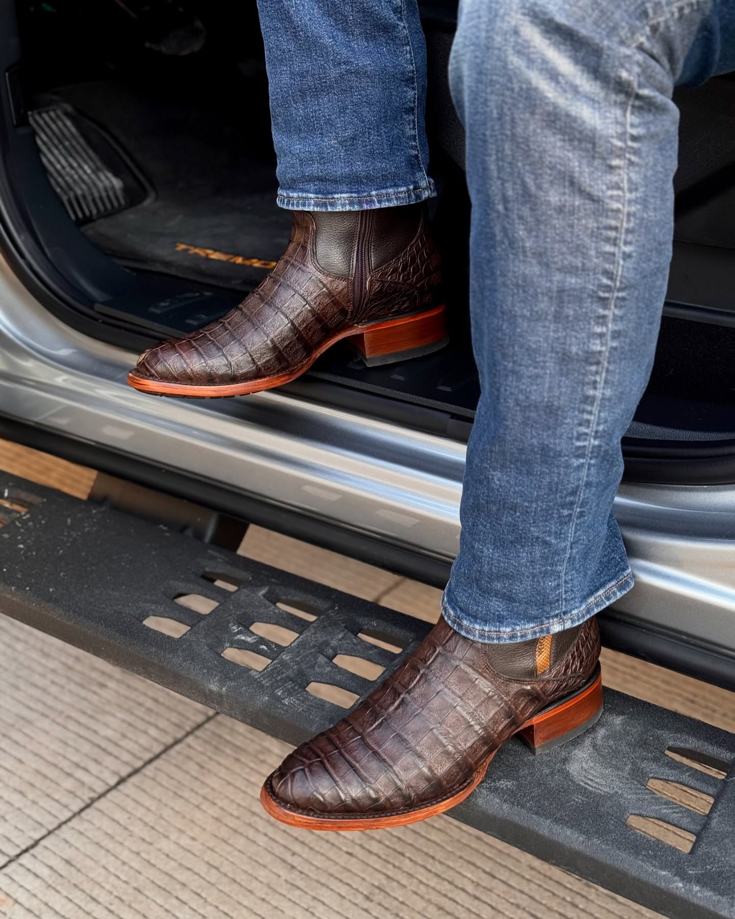 Original Handmade Crocodile Skin Cowboy Boots