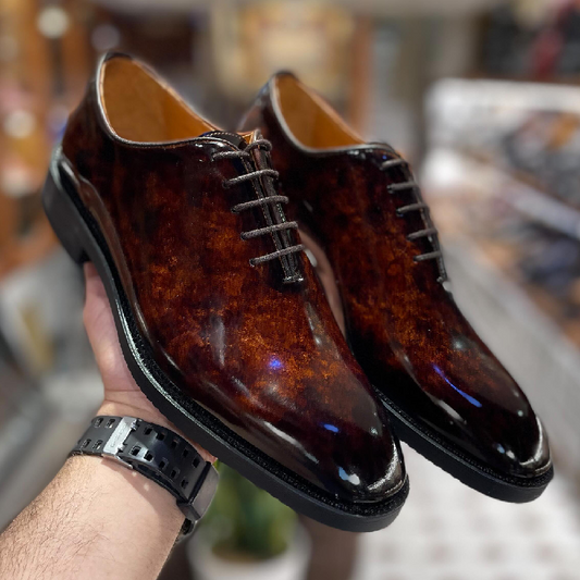 Handmade Marbled Formal Shoes