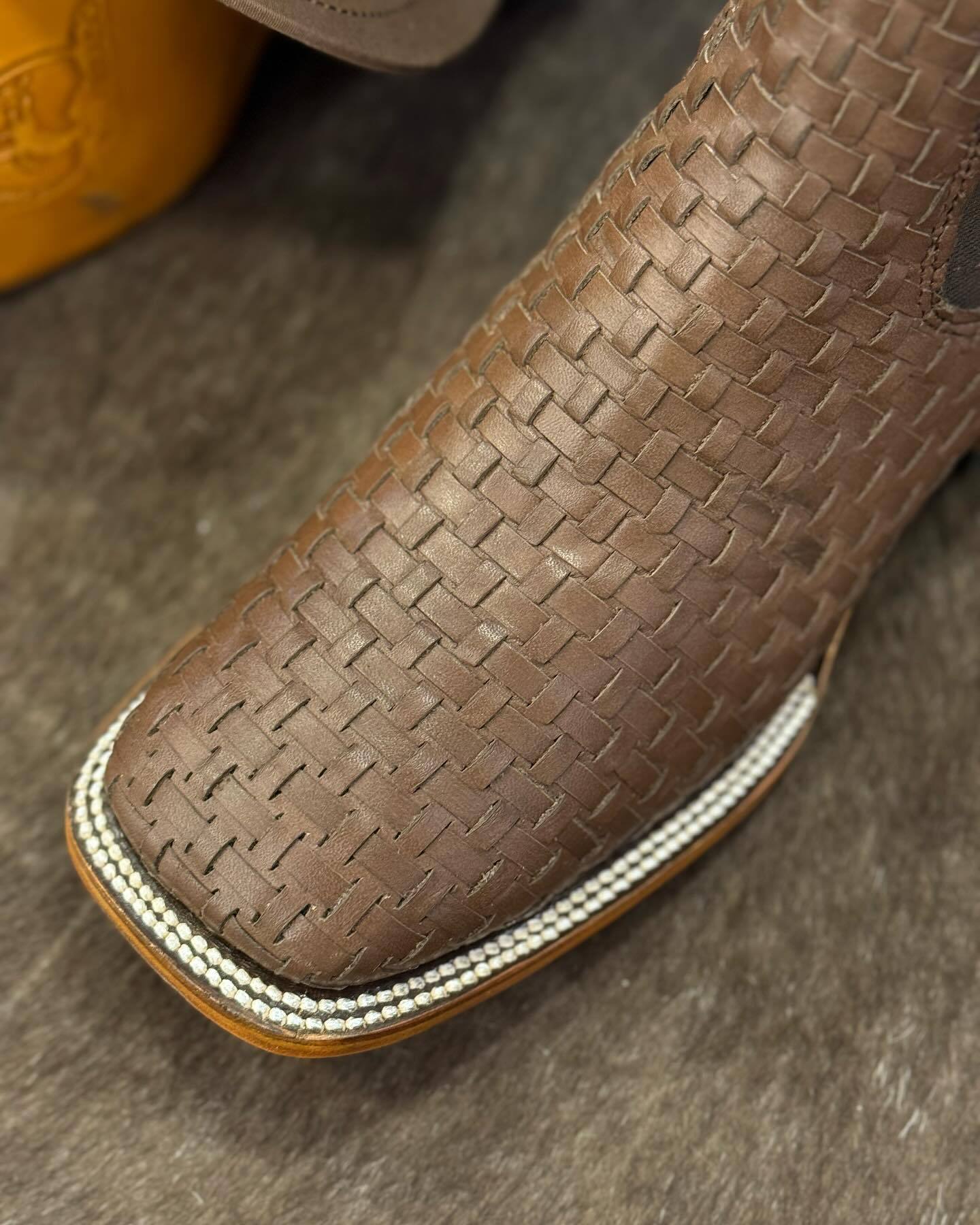 New Woven Stretch Cowboy Boots