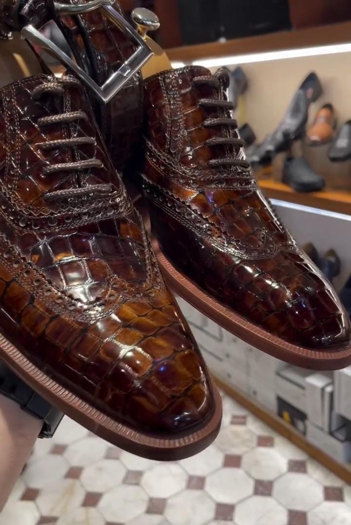 Handmade Python Leather Shoes (Buy 2 Free Shipping✔️)