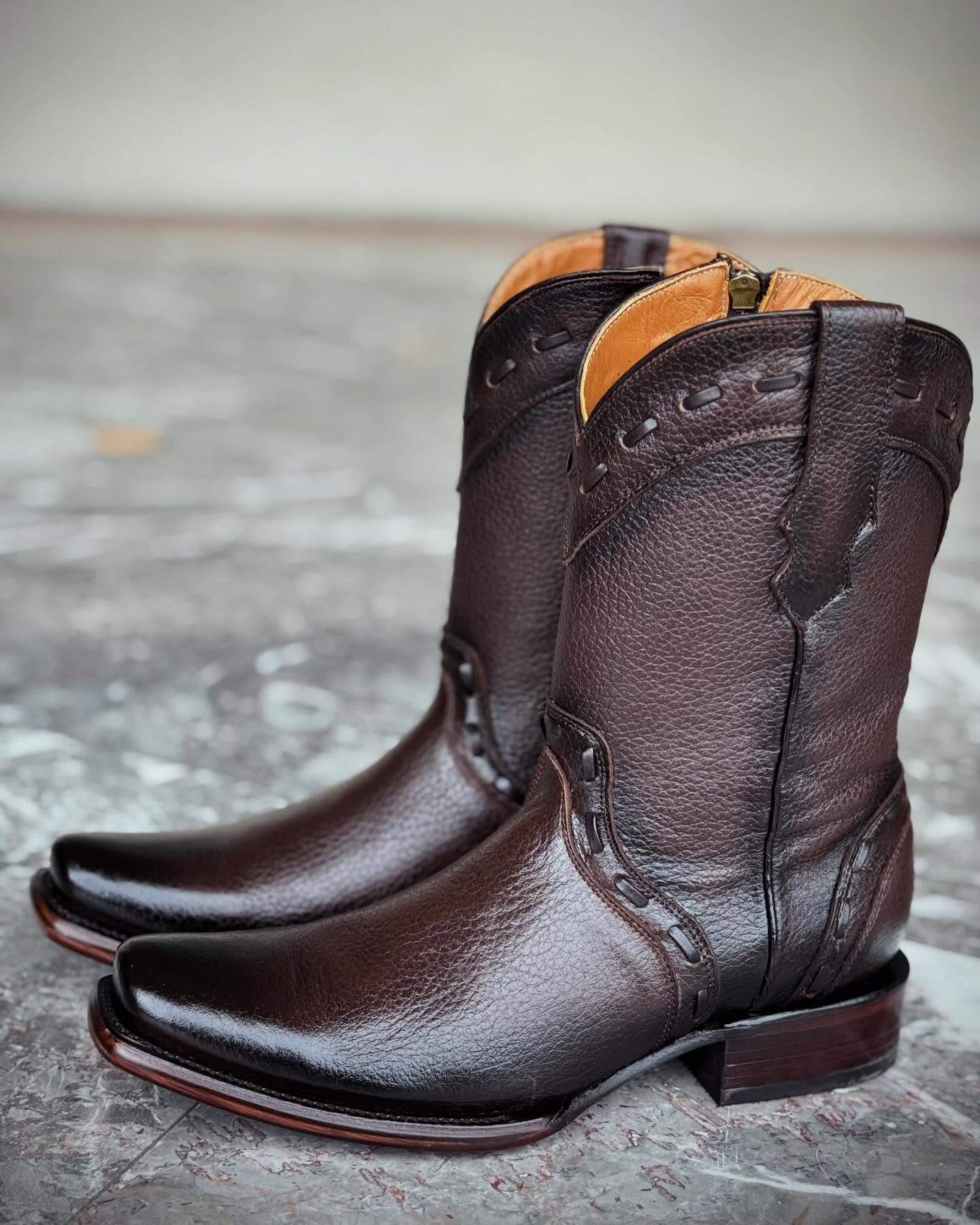 Durable Western Cowboy Boots