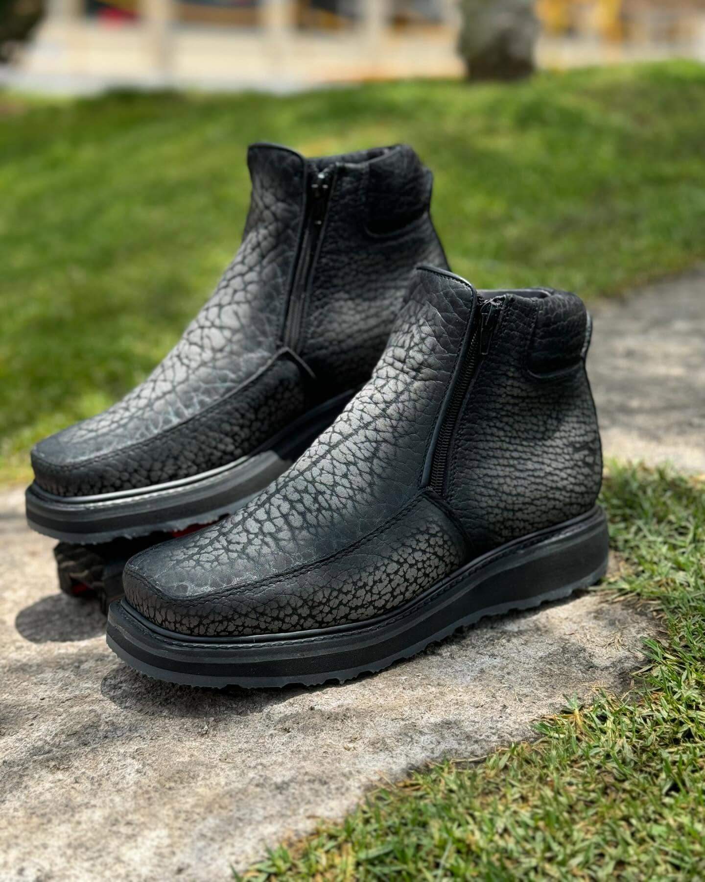 Casual Waterproof Boots With Double Zip