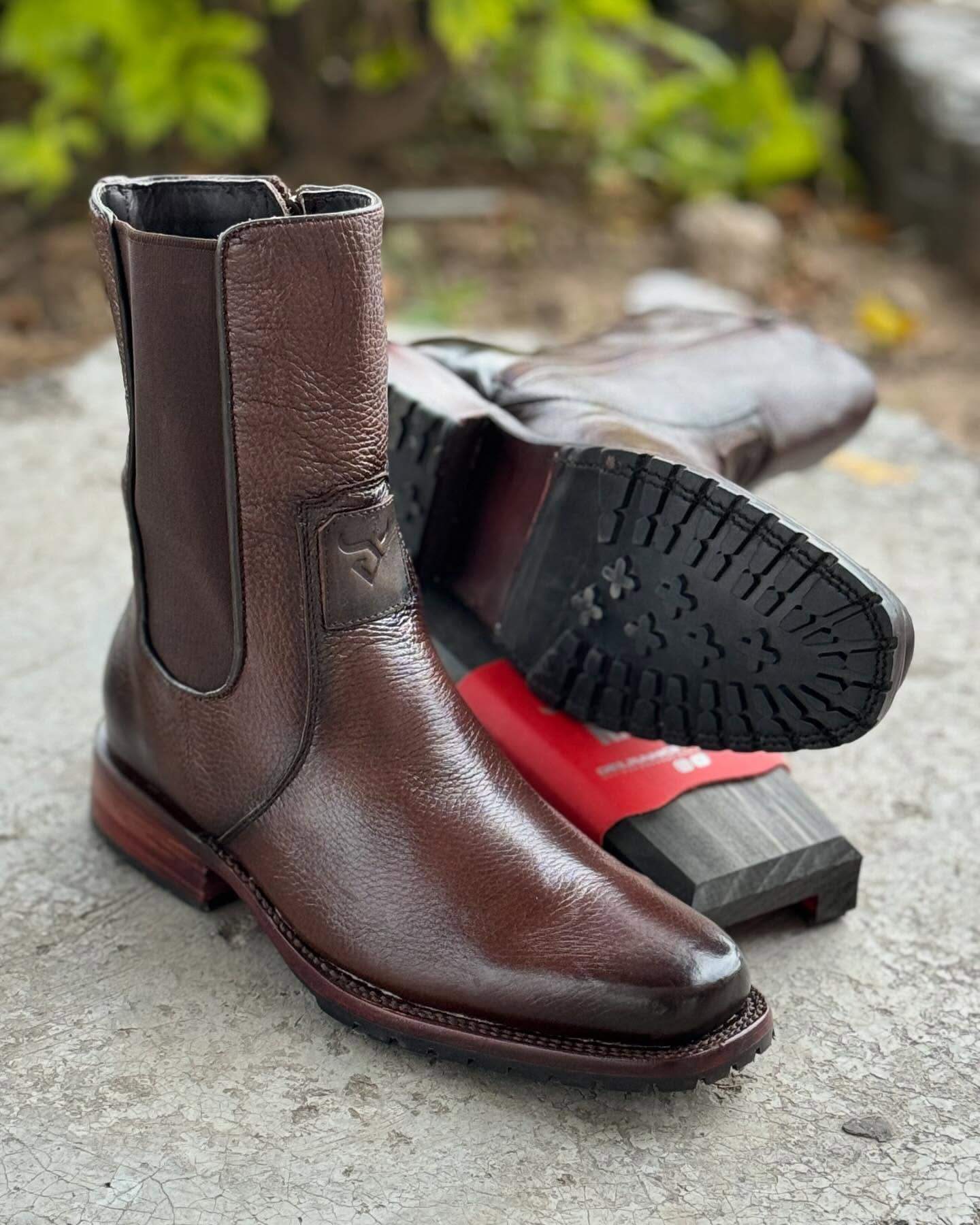 Handmade Leather Cowboy Boots