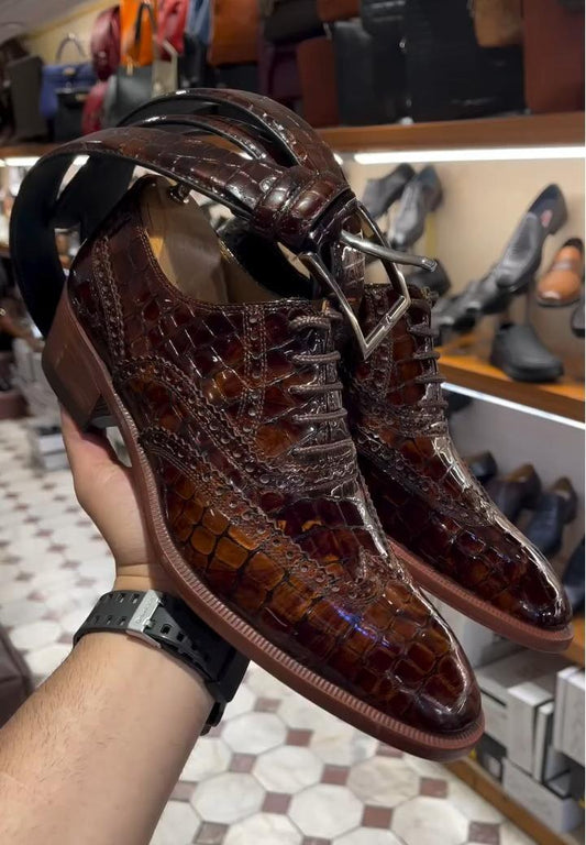 Handmade Python Leather Shoes (Buy 2 Free Shipping✔️)