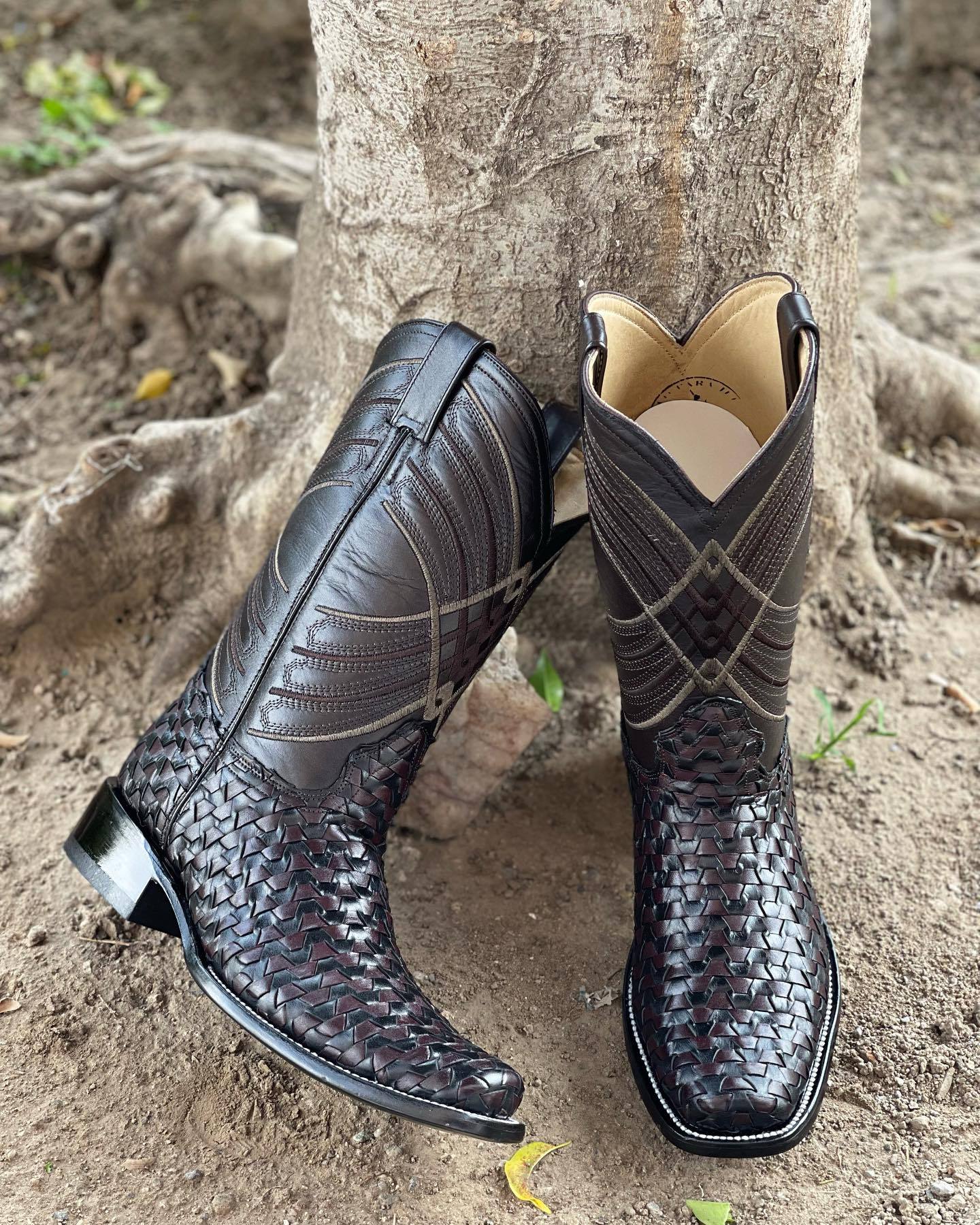 Original Woven Embroidered Western Cowboy Boots