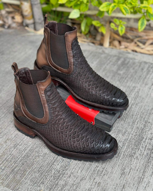 Original Vintage Chelsea Python Boots